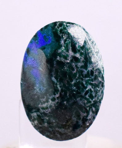 15.5cts AZURITE MALACHITE CABOCHON  Peru Azurmalachite Dark Blue Green Premium  B984
