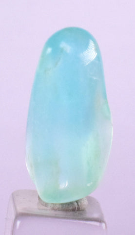 2.2cms GEM BLUE OPAL Seascape Peru Tumbled Pendant Jewerly B965