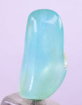 2.2cms GEM BLUE OPAL Seascape Peru Tumbled Pendant Jewerly B965