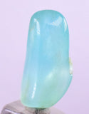 2.2cms GEM BLUE OPAL Seascape Peru Tumbled Pendant Jewerly B965