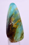 4.4cms GEM BLUE OPAL Seascape Peru Tumbled Pendant Jewerly B966