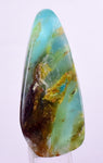 4.4cms GEM BLUE OPAL Seascape Peru Tumbled Pendant Jewerly B966