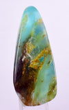 4.4cms GEM BLUE OPAL Seascape Peru Tumbled Pendant Jewerly B966