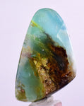 4.4cms GEM BLUE OPAL Seascape Peru Tumbled Pendant Jewerly B966