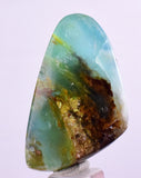 4.4cms GEM BLUE OPAL Seascape Peru Tumbled Pendant Jewerly B966