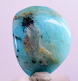 2.9cms GEM BLUE OPAL Seascape Peru Tumbled Pendant Jewerly B970