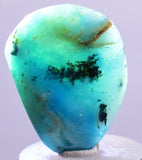 2.9cms GEM BLUE OPAL Seascape Peru Tumbled Pendant Jewerly B970