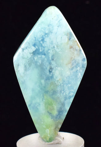 5.1cms GEM BLUE OPAL Seascape Peru Cabochon Pendant Jewerly B971