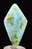 5.1cms GEM BLUE OPAL Seascape Peru Cabochon Pendant Jewerly B971