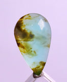 4.5Carats BLUE OPAL CABOCHON Pendant Wire Wrap Caribean Turquoise Color Peru B972