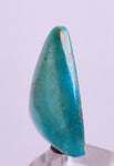 6Carats BLUE OPAL CABOCHON Pendant Wire Wrap Caribean Turquoise Color Peru B973
