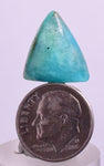 6Carats BLUE OPAL CABOCHON Pendant Wire Wrap Caribean Turquoise Color Peru B973