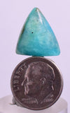6Carats BLUE OPAL CABOCHON Pendant Wire Wrap Caribean Turquoise Color Peru B973