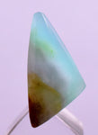4.5Carats BLUE OPAL CABOCHON Pendant Wire Wrap Caribean Turquoise Color Peru B975
