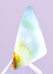 4.5Carats BLUE OPAL CABOCHON Pendant Wire Wrap Caribean Turquoise Color Peru B975