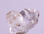 1.6cms HERKIMER DIAMOND ANTHRAXOLITE Crystals Mineral Specimen Peru Q317