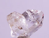 1.6cms HERKIMER DIAMOND ANTHRAXOLITE Crystals Mineral Specimen Peru Q317