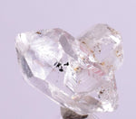 1.6cms HERKIMER DIAMOND ANTHRAXOLITE Crystals Mineral Specimen Peru Q317