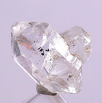 1.6cms HERKIMER DIAMOND ANTHRAXOLITE Crystals Mineral Specimen Peru Q317