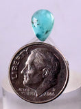 1carats BLUE OPAL CABOCHON Pendant Wire Wrap Caribean Turquoise Color Peru B989