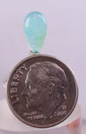 1carats BLUE OPAL CABOCHON Pendant Wire Wrap Caribean Turquoise Color Peru B991