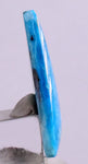 19carats BLUE OPAL SILICATED Cabochon Pendant Wire Wrap Peru Peru Jewelry B995