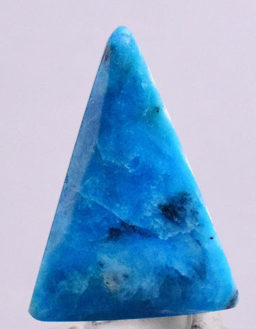 19carats BLUE OPAL SILICATED Cabochon Pendant Wire Wrap Peru Peru Jewelry B995