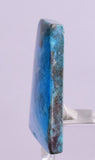 14.5carats BLUE OPAL Cabochon Pendant Wire Wrap Peru Peru Jewelry B996