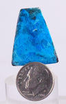 14.5carats BLUE OPAL Cabochon Pendant Wire Wrap Peru Peru Jewelry B996