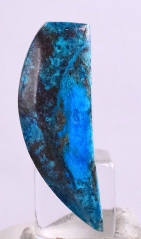 10.5carats BLUE OPAL Cabochon Pendant Wire Wrap Peru Peru Jewelry B997