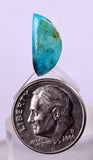 1.5Carats BLUE OPAL CABOCHON Pendant Wire Wrap Caribean Turquoise Color Peru B976