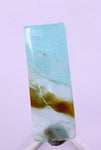 1.5Carats BLUE OPAL CABOCHON Pendant Wire Wrap Caribean Turquoise Color Peru B977