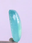 1.5carats GEM SILICA CHRYSOCOLLA Emeraldine Chalcedony Lily Mine Peru Cabochon Quartz Malachite Emerald Color Jade Color B978