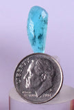 2.5carats BLUE OPAL CABOCHON Pendant Wire Wrap Caribean Turquoise Color Peru B998