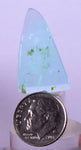 13carats BLUE OPAL CABOCHON Pendant Wire Wrap Caribean Turquoise Color Peru B999