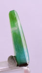 3.5carats GEM SILICA CHRYSOCOLLA Emeraldine Chalcedony Lily Mine Peru Cabochon Quartz Malachite Emerald Color Jade Color B980