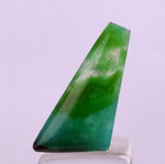 3.5carats GEM SILICA CHRYSOCOLLA Emeraldine Chalcedony Lily Mine Peru Cabochon Quartz Malachite Emerald Color Jade Color B980