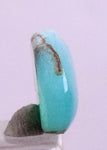 3.5carats GEM SILICA CHRYSOCOLLA Emeraldine Chalcedony Lily Mine Peru Cabochon Quartz Malachite Emerald Color Jade Color B982
