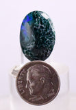 15.5cts AZURITE MALACHITE CABOCHON  Peru Azurmalachite Dark Blue Green Premium  B984