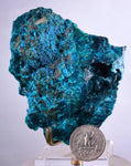 8.9cms BLUE MALACHITE BOTRYOIDAL Peru Crystals Grape Spheres Shiny Sparkling Translucent New Find Stalactite Others Minerals Specimensn U491