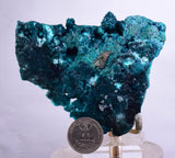 9.8cms BLUE MALACHITE BOTRYOIDAL Peru Crystals Grape Spheres Shiny Sparkling Translucent New Find Stalactite Others Minerals Specimensn U492