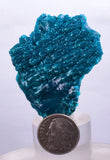 4.1cms BLUE MALACHITE BOTRYOIDAL Peru Crystals Grape Spheres Shiny Sparkling Translucent New Find Stalactite Others Minerals Specimensn U495