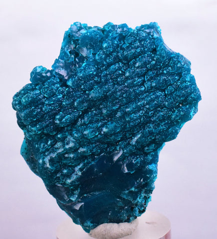 4.1cms BLUE MALACHITE BOTRYOIDAL Peru Crystals Grape Spheres Shiny Sparkling Translucent New Find Stalactite Others Minerals Specimensn U495