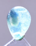 1.5carats BLUE OPAL CABOCHON Pendant Wire Wrap Caribean Turquoise Color Peru B988