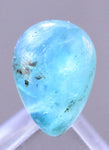1carats BLUE OPAL CABOCHON Pendant Wire Wrap Caribean Turquoise Color Peru B989