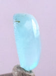 1carats BLUE OPAL CABOCHON Pendant Wire Wrap Caribean Turquoise Color Peru B990