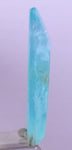 13carats BLUE OPAL CABOCHON Pendant Wire Wrap Caribean Turquoise Color Peru B999