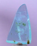 13carats BLUE OPAL CABOCHON Pendant Wire Wrap Caribean Turquoise Color Peru B999