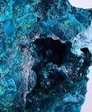 8.9cms BLUE MALACHITE BOTRYOIDAL Peru Crystals Grape Spheres Shiny Sparkling Translucent New Find Stalactite Others Minerals Specimensn U491
