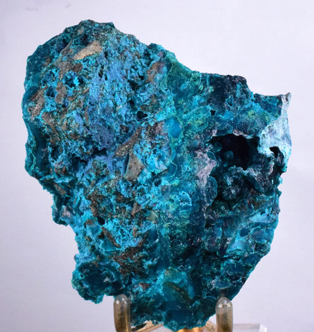 8.9cms BLUE MALACHITE BOTRYOIDAL Peru Crystals Grape Spheres Shiny Sparkling Translucent New Find Stalactite Others Minerals Specimensn U491